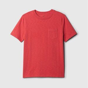 Gap Kids Boys Organic Cotton Pocket T, Red, Size XXL (NWT)